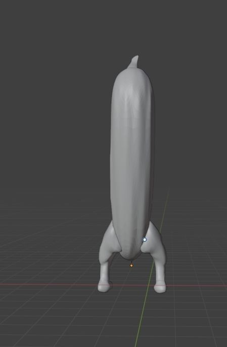 BANANA GUY 3D model_2