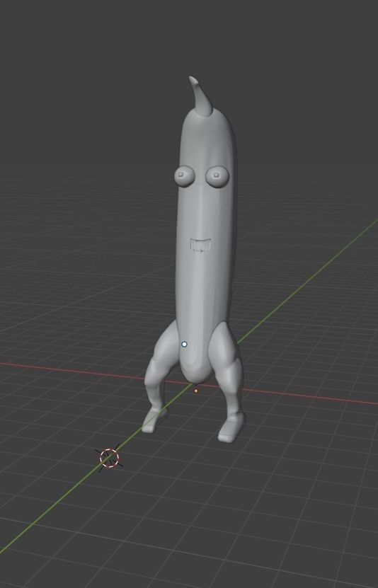 BANANA GUY 3D model_4