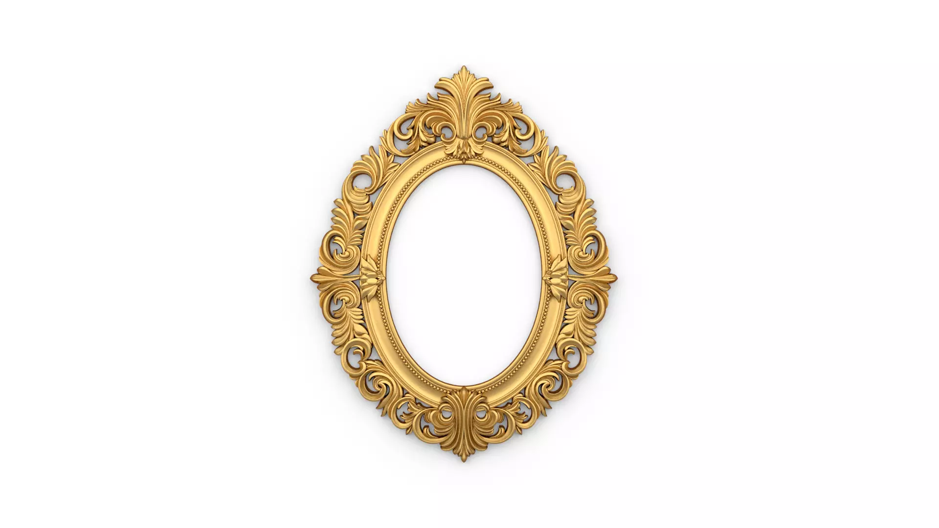 Classic mirror frame 01 3D print model