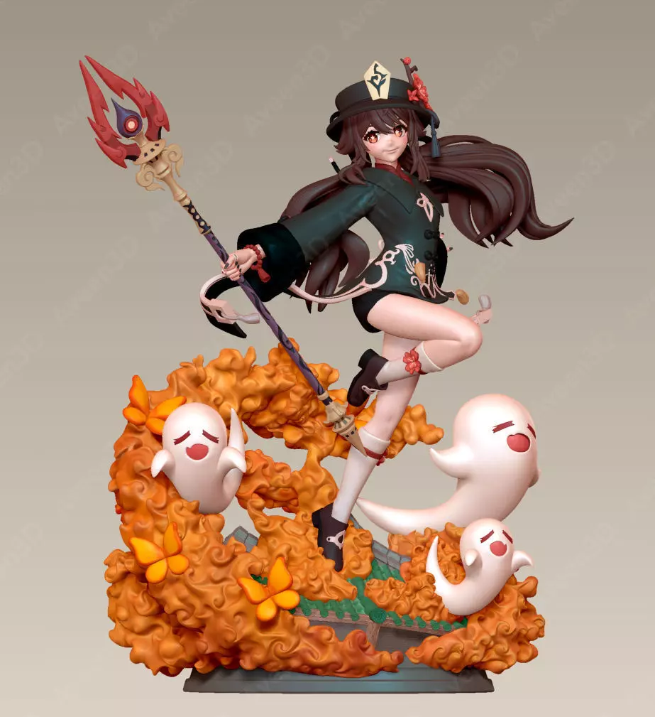 Hu tao - Genshin Impact 3D print model_0