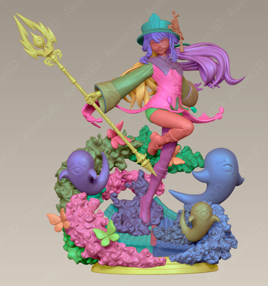 Hu tao - Genshin Impact 3D print model_2