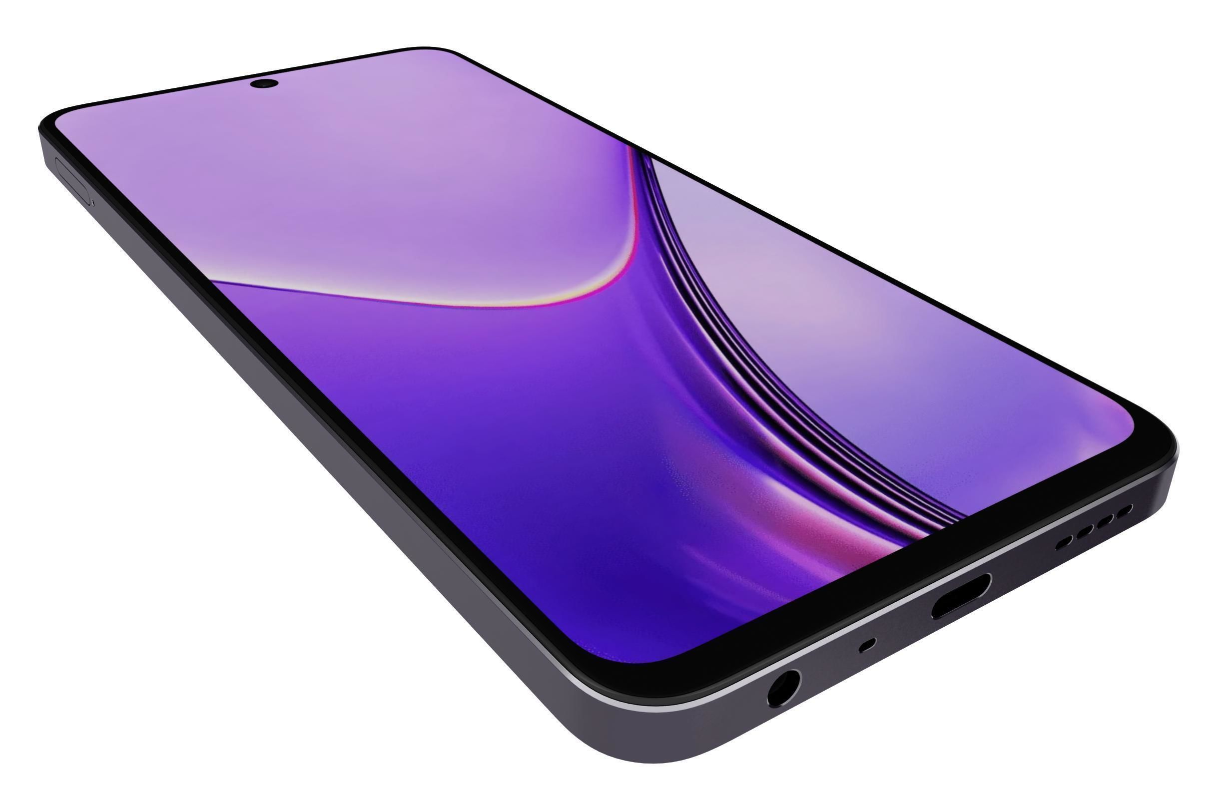 Realme V50s Black 3D model_13