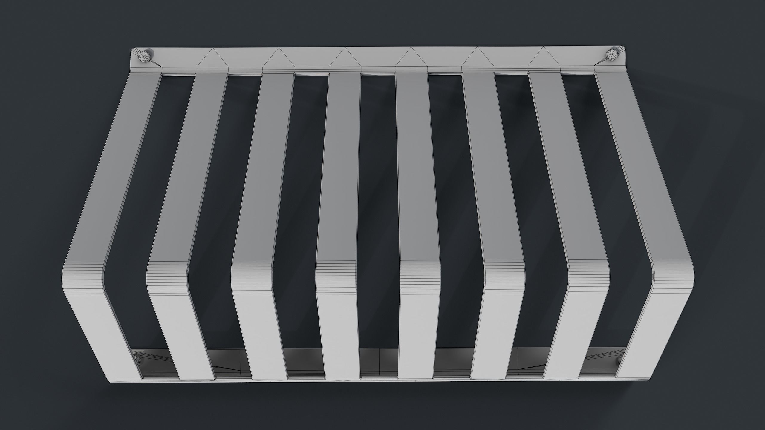 Bike Rack 13 PBR Game Ready Low-poly 3D model_15