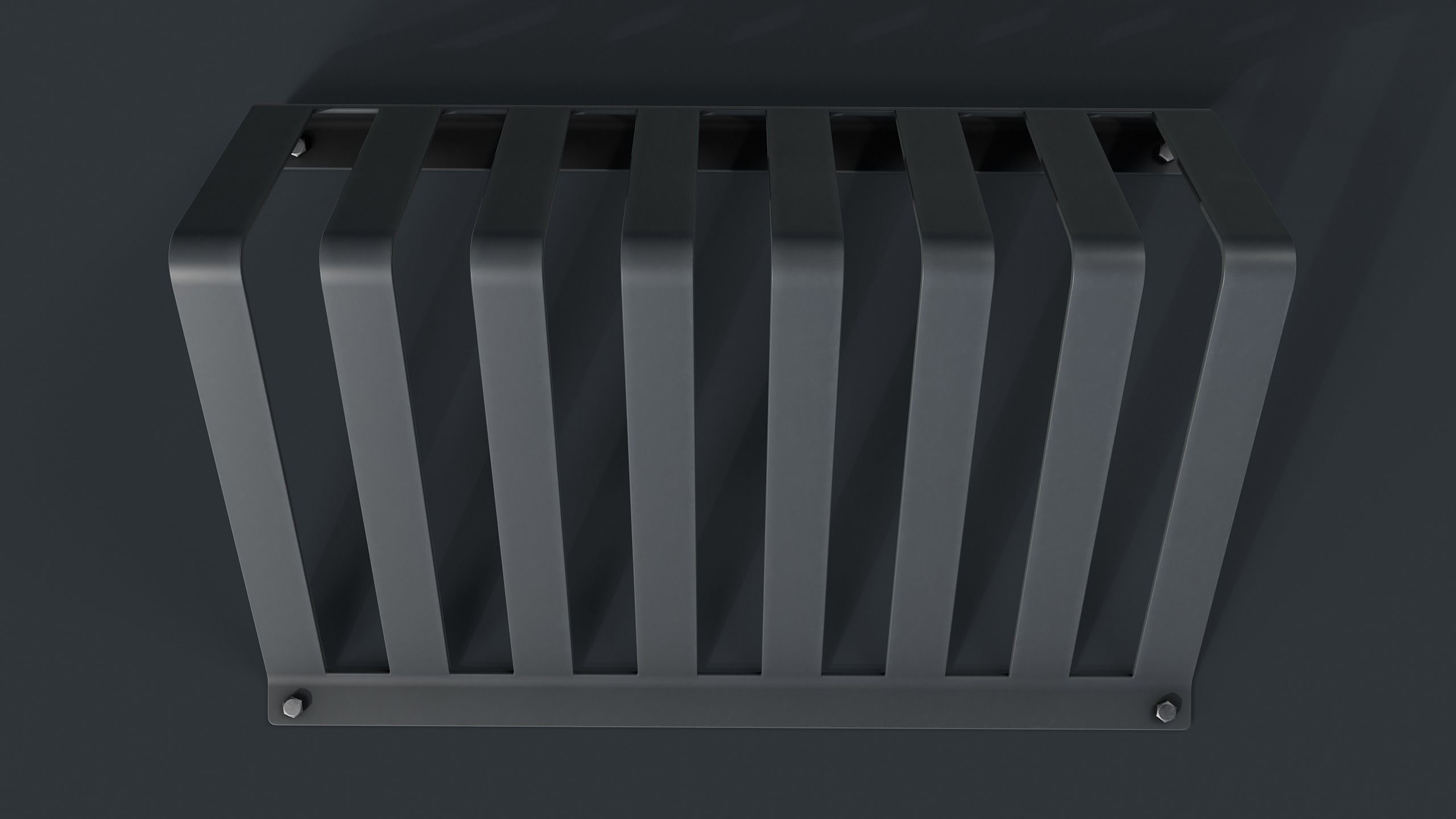 Bike Rack 13 PBR Game Ready Low-poly 3D model_7