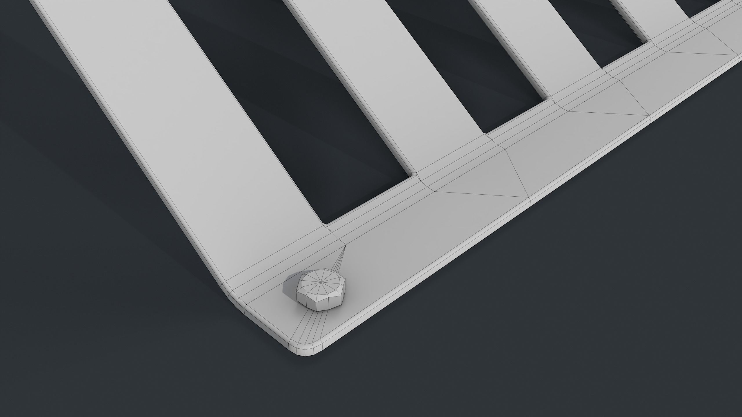 Bike Rack 13 PBR Game Ready Low-poly 3D model_14