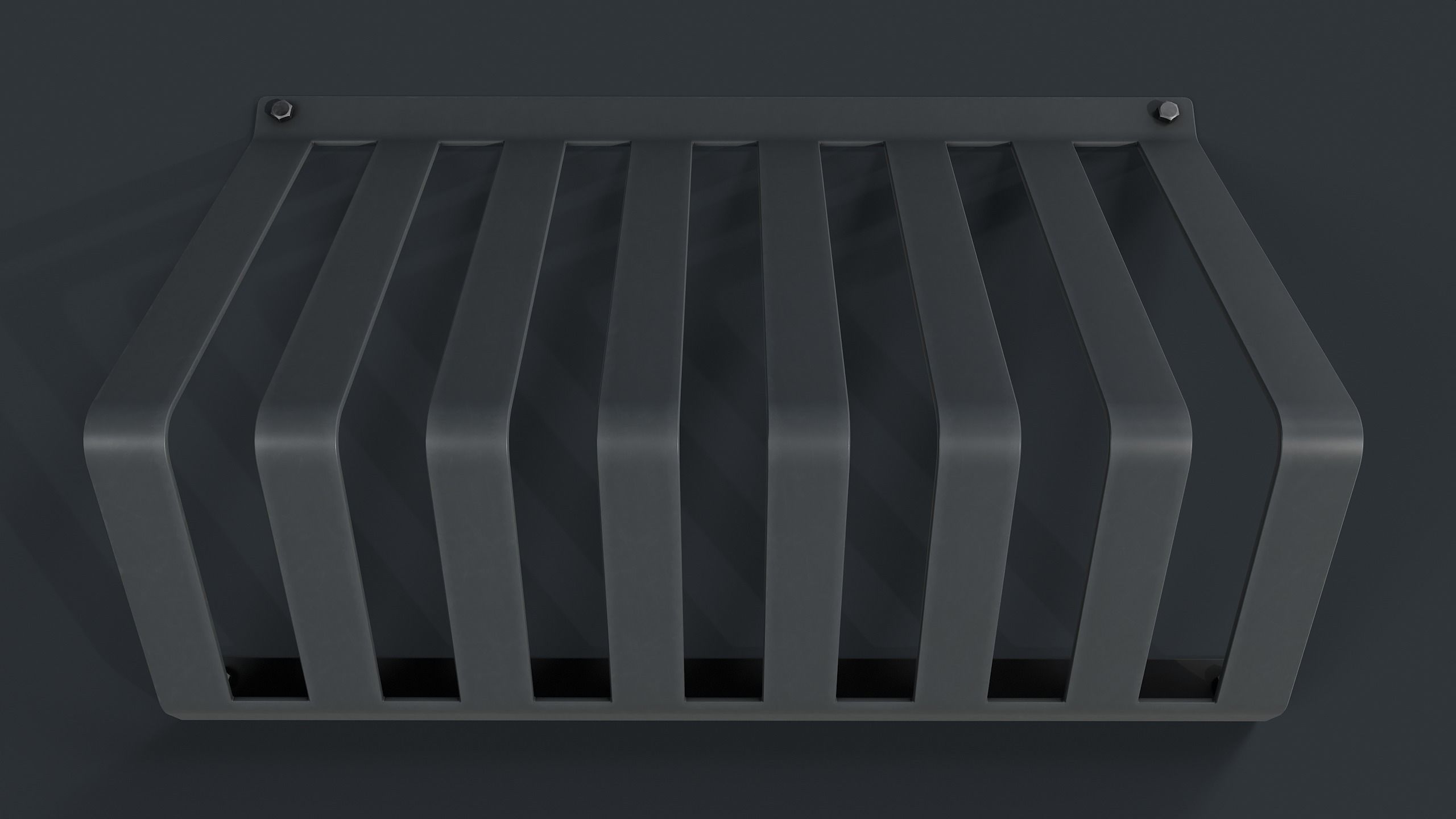 Bike Rack 13 PBR Game Ready Low-poly 3D model_8