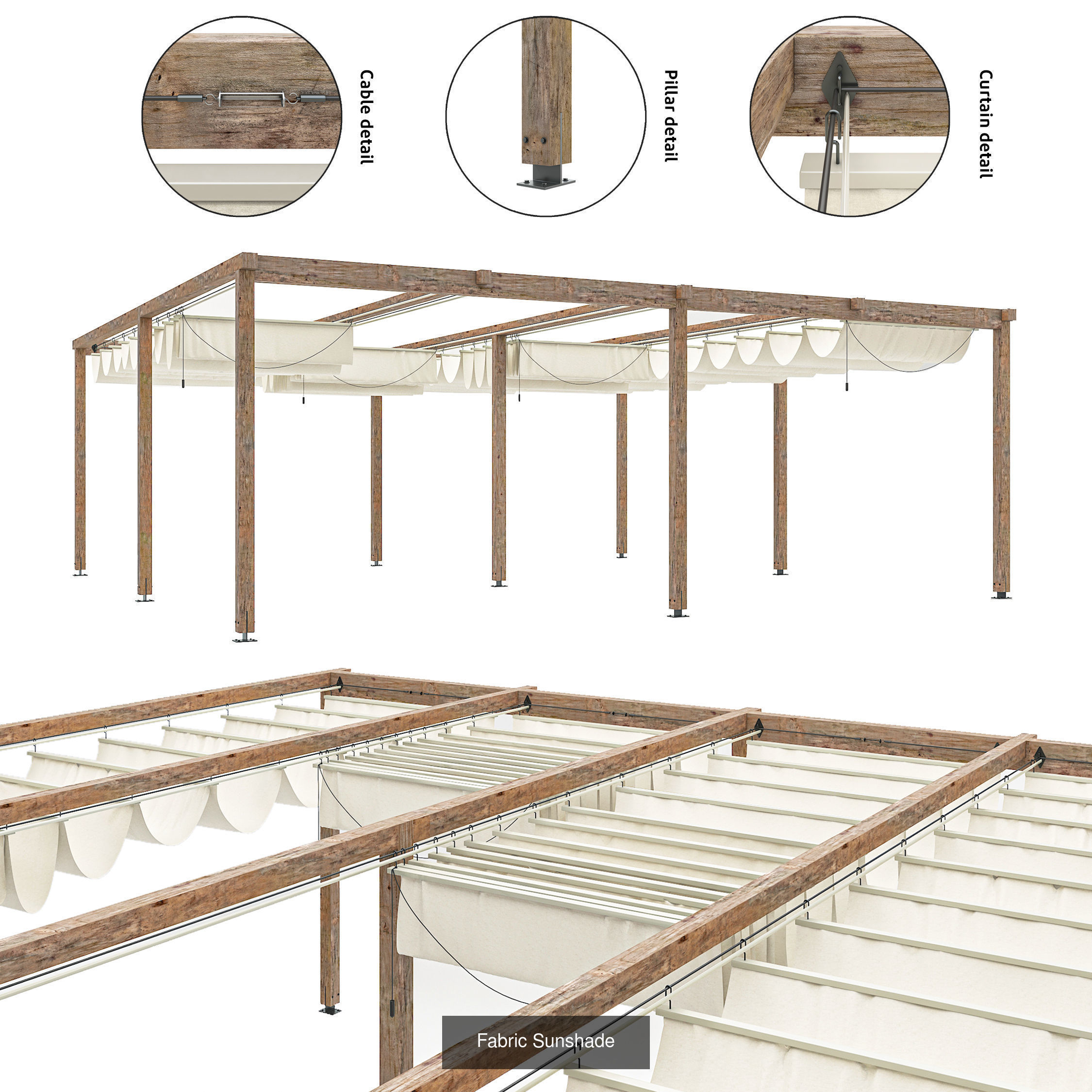 Outdoor furnitures 3D Model Collection_3