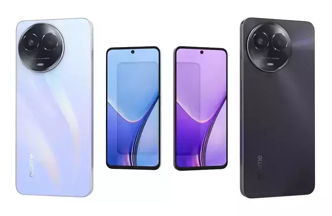 Realme V50s Black And Blue