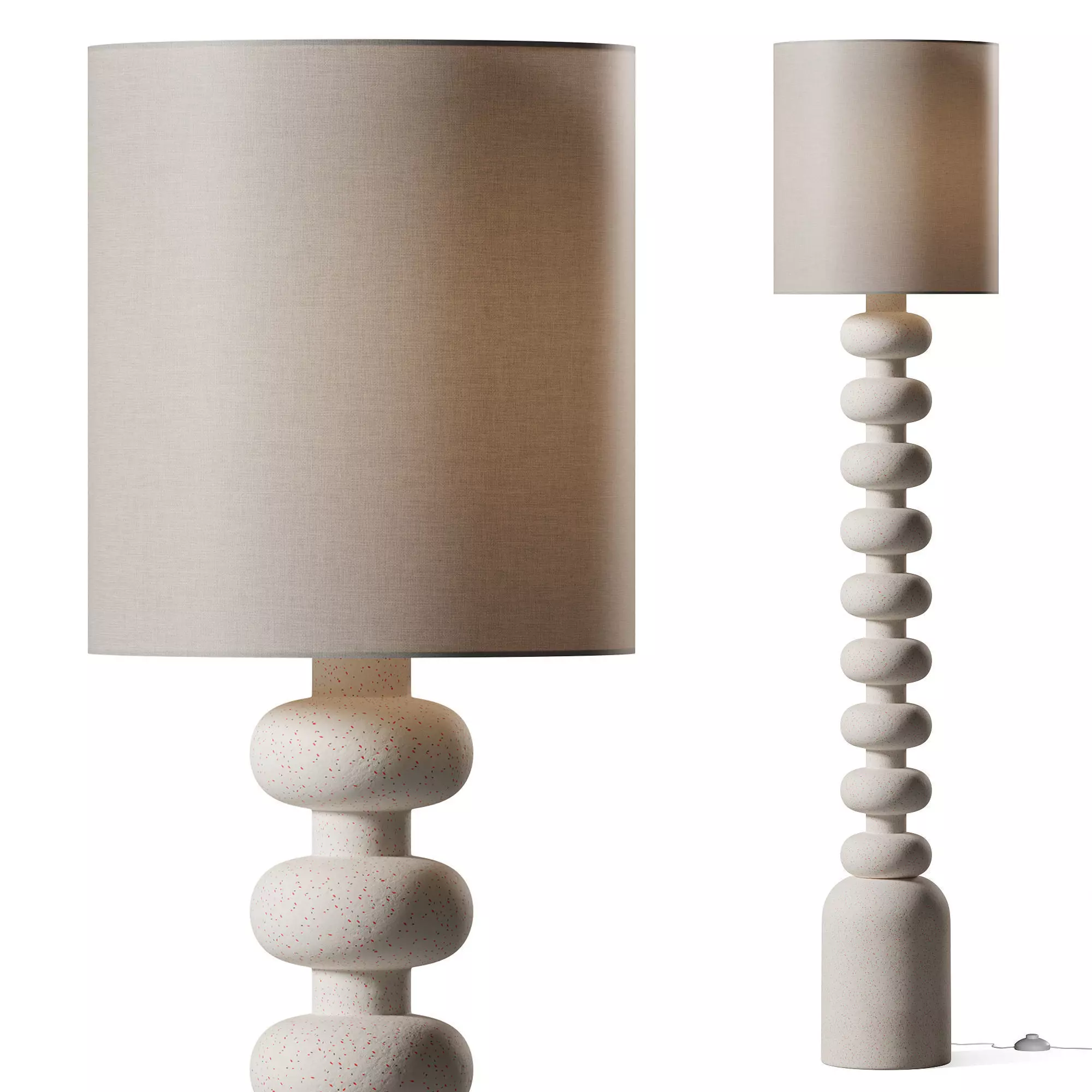 Emil Modern Floor Lamp 3D model_0
