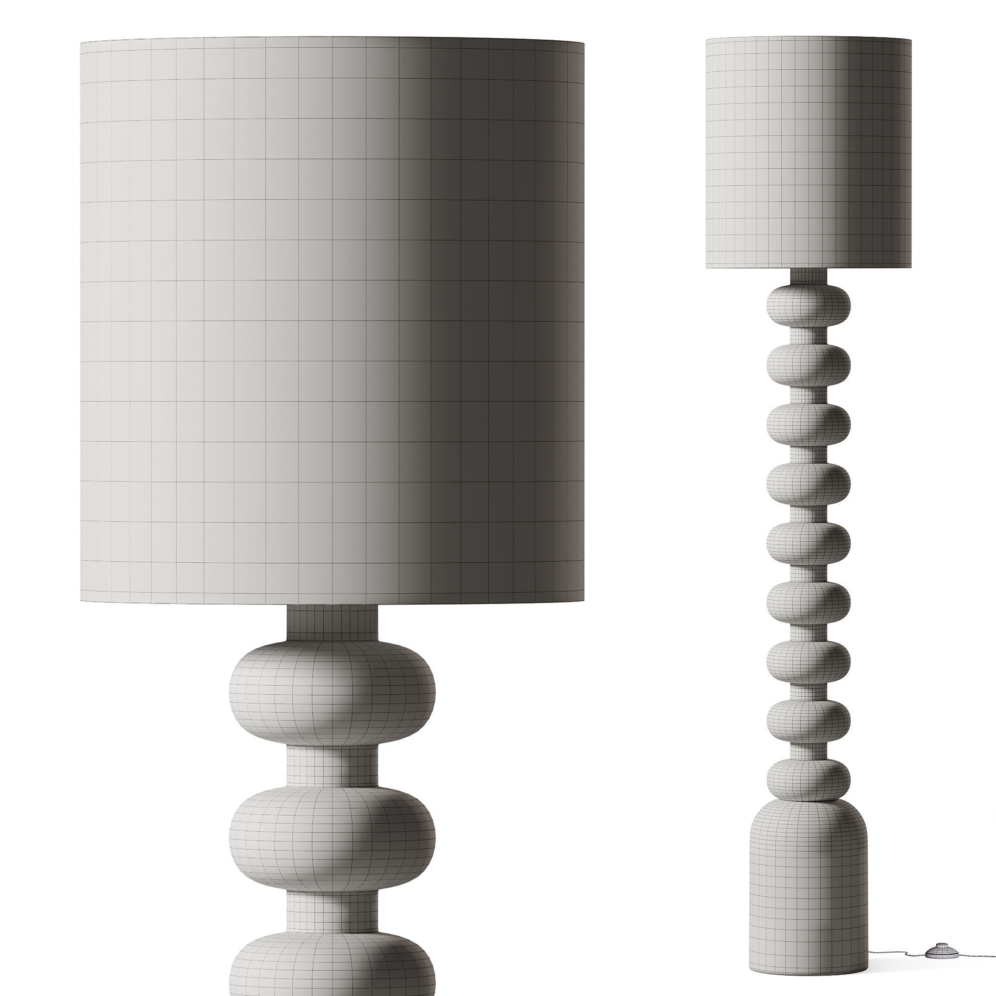 Emil Modern Floor Lamp 3D model_1