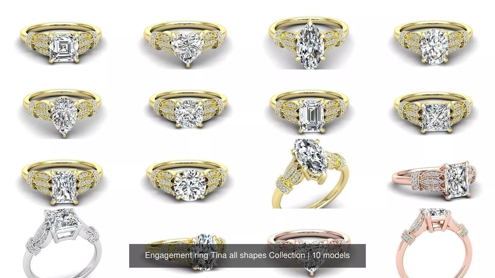 Engagement ring Tina all shapes Collection _0