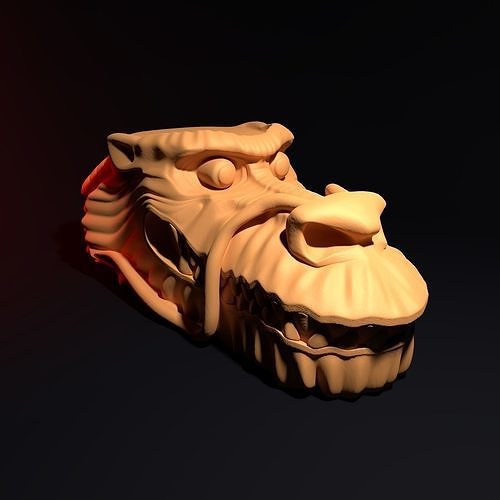DRAGON HEAD Free 3D print model