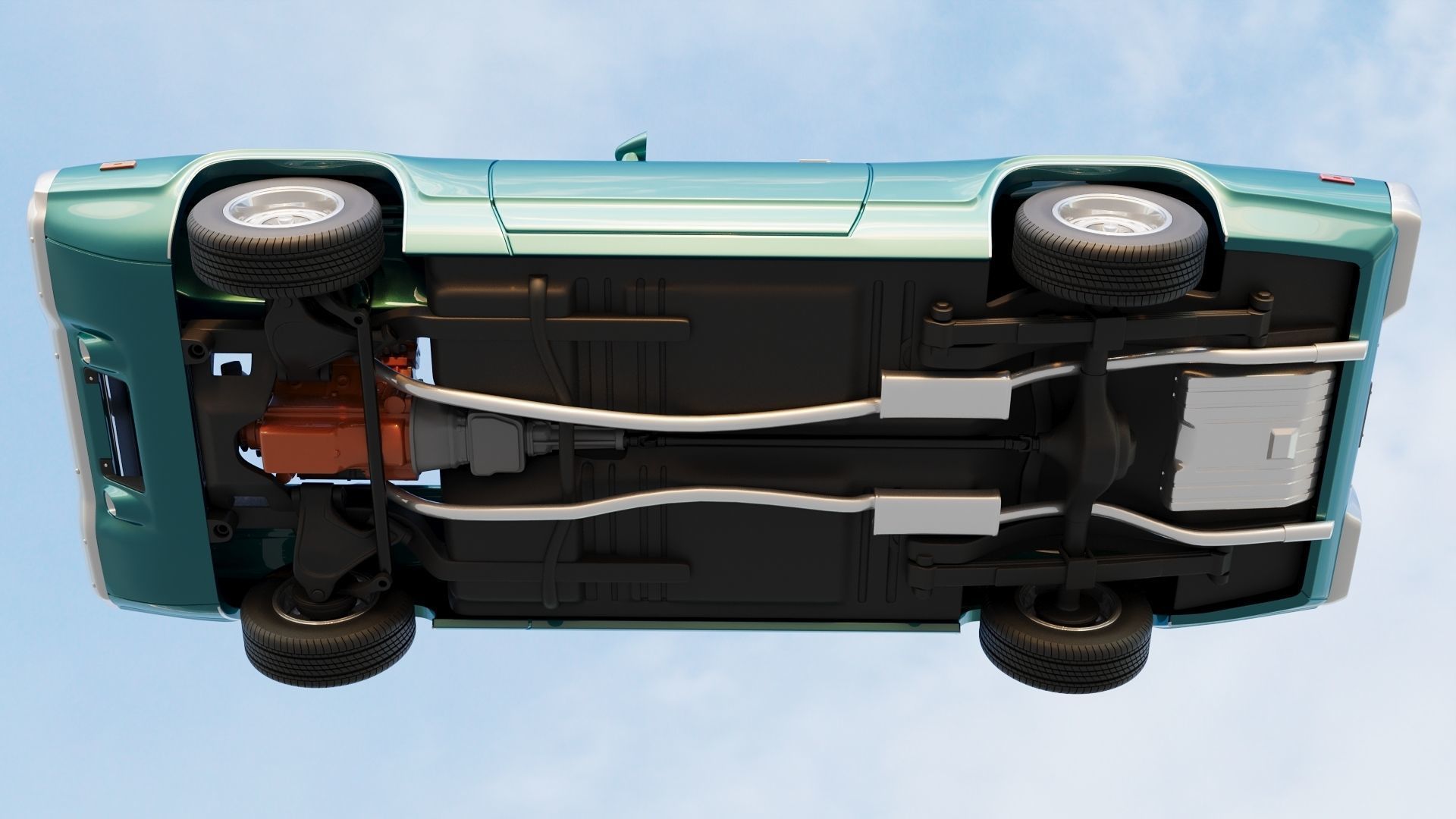 Plymouth Road Runner 1972 3D print model_15