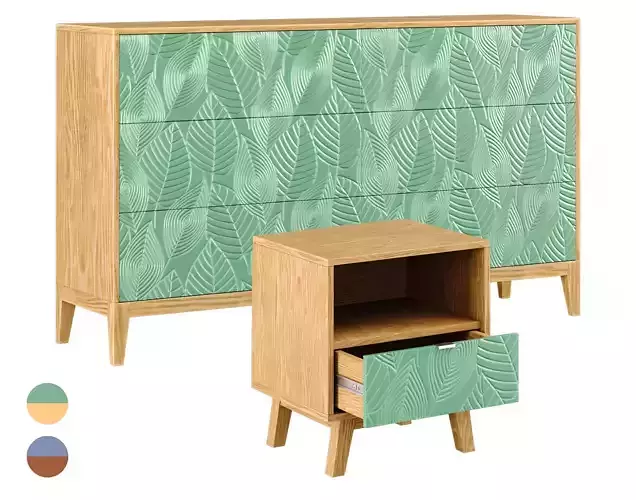 Osobica Drawer and Nightstand - furniture set 03