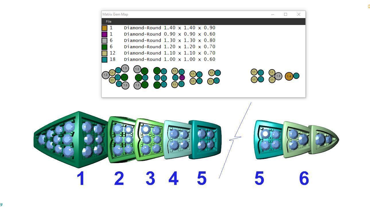 BVL snake ring ver2 3D print model_7