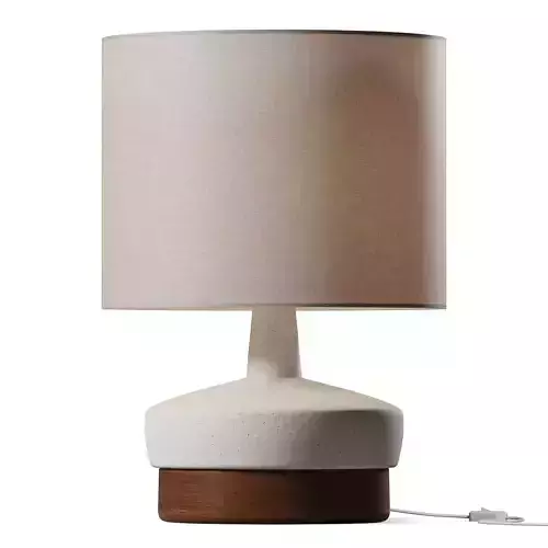 Wood  Ceramic Table Lamp
