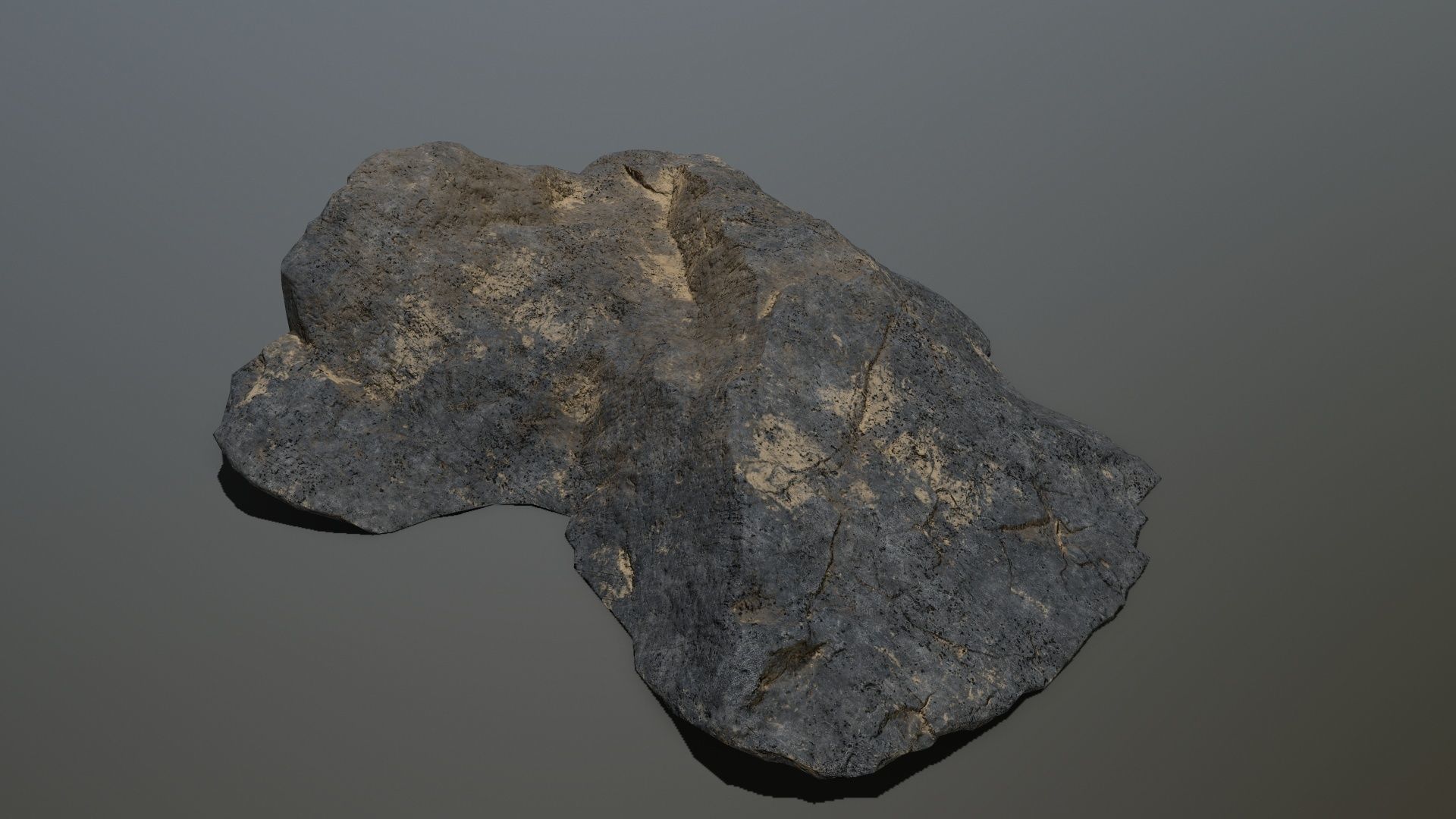 sea rocks Low-poly 3D model_10