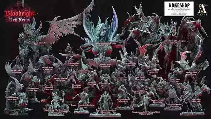 Archvillain - Bloodright Red Reign Collection 3D print model