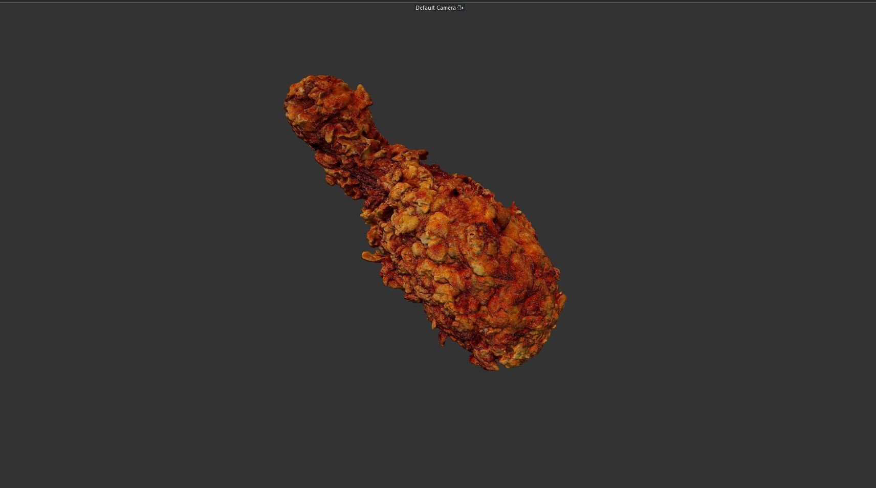 CHICKEN FRIED Low-poly 3D model_5