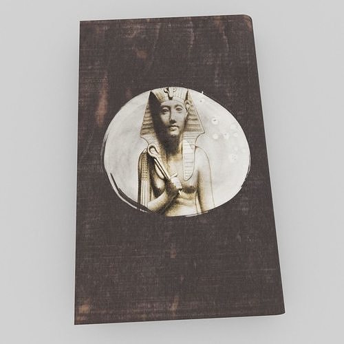 Egyptian Pharaonic book Low-poly 3D model