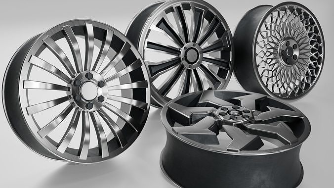 steel rim Low-poly 3D model