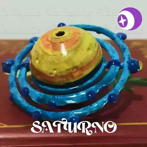 Saturno Giratorio - En el espacio 3D print model
