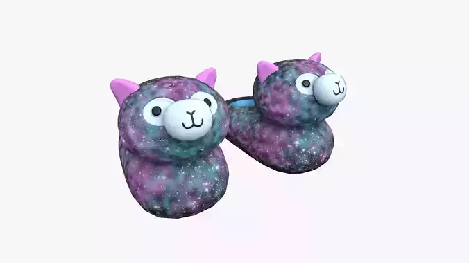 Slippers D09 Galaxy Sheep - Costume Character Design
