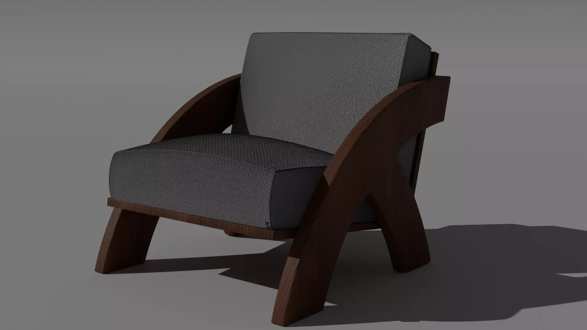armchair 3D model_0
