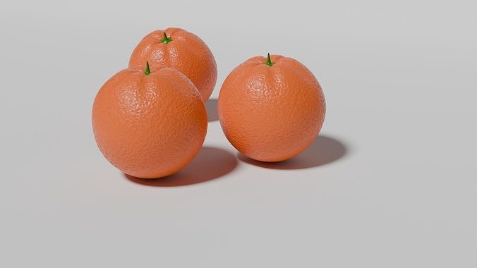 orange 3D model