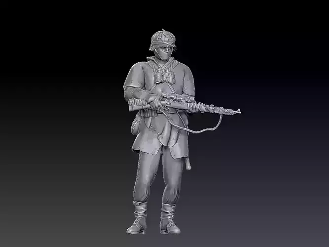 ww2 ger Sniper K98  scope 1-35 3D print model