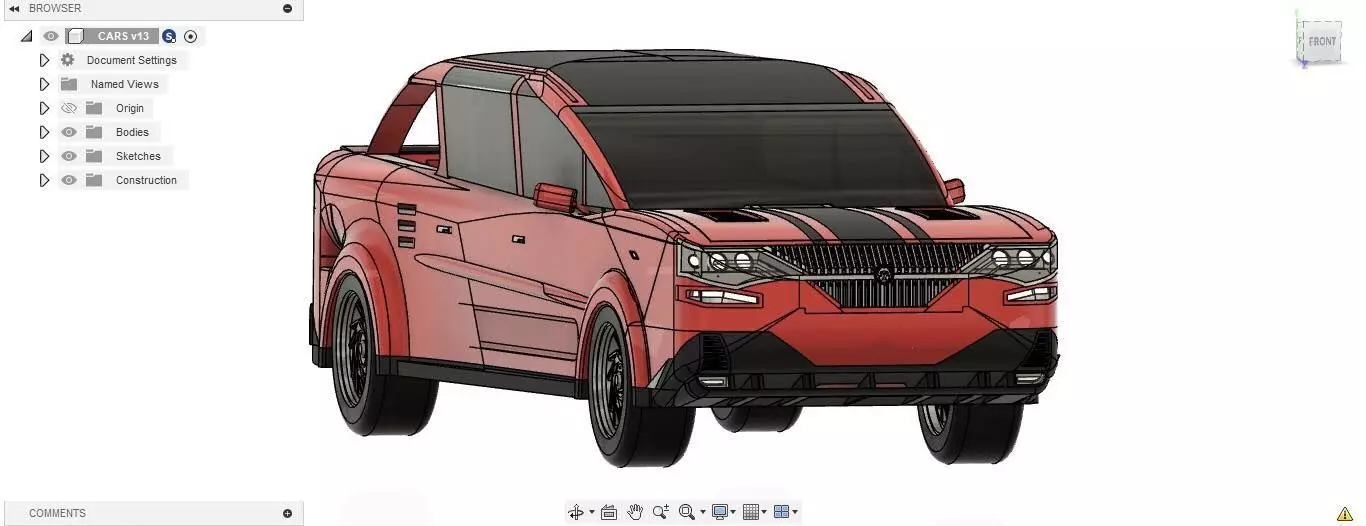 SS Pick Up Vehicle 3D model