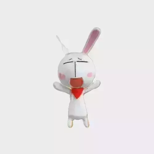 Mesousa - Quirky Charm Figurine Low-poly 3D model Mesousa - Quirky Charm Figurine Low-poly 3D model