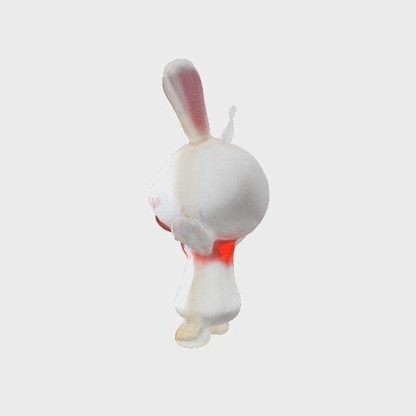 Mesousa - Quirky Charm Figurine Low-poly 3D model_3