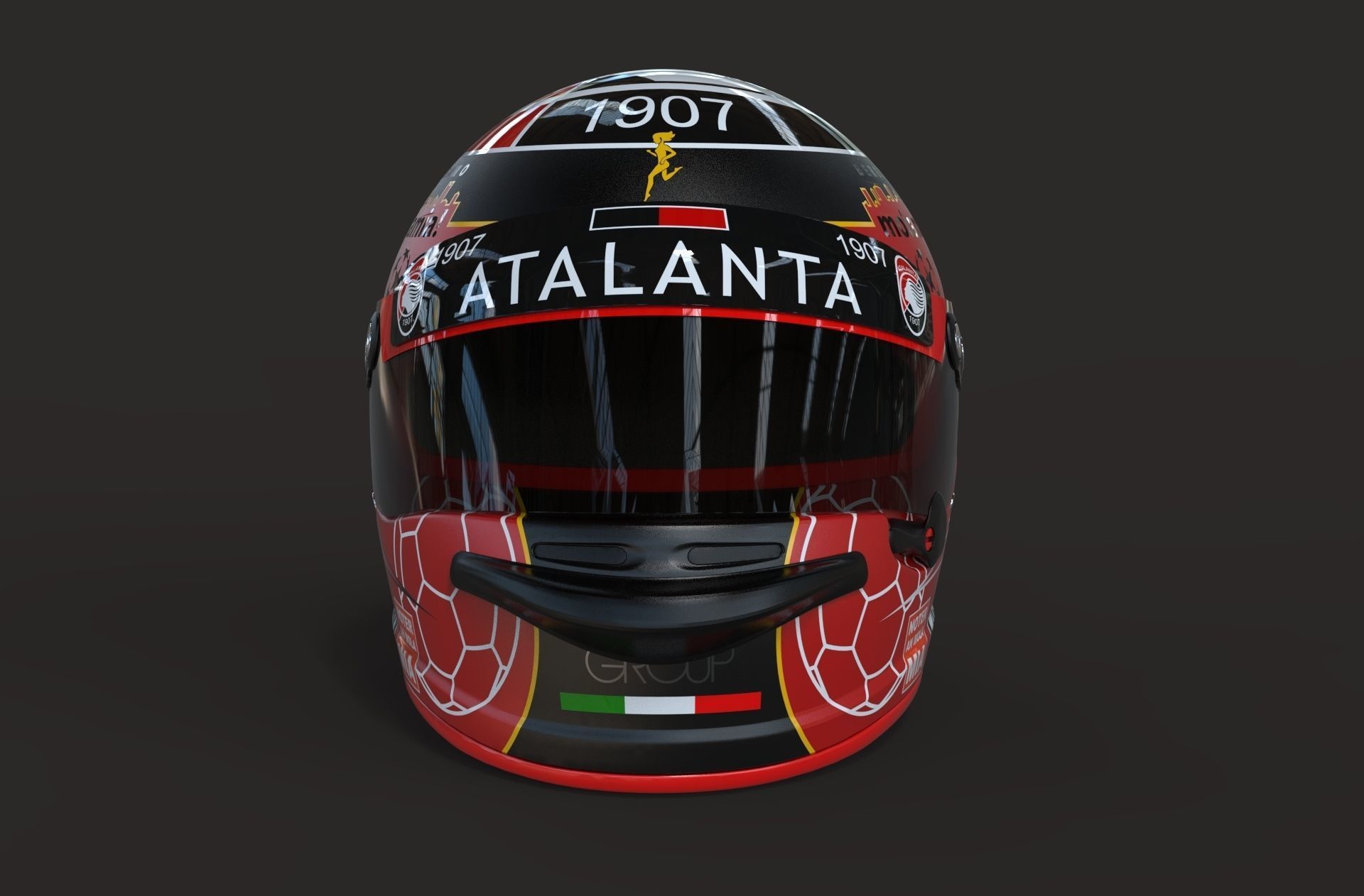 Helmet motorcycle Arai 3d model 3D model_1