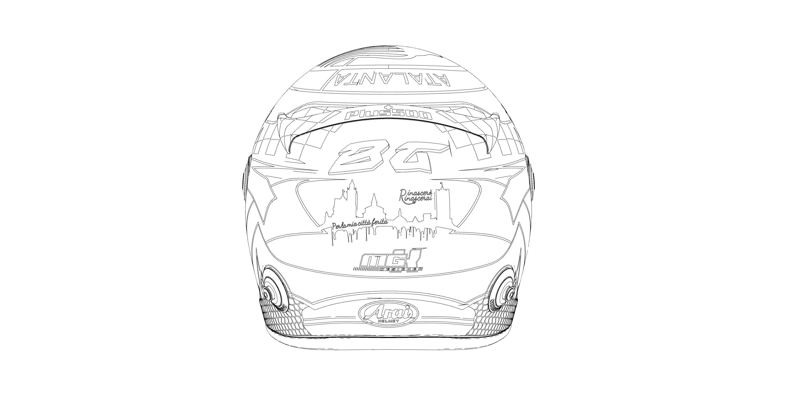 Helmet motorcycle Arai 3d model 3D model_13