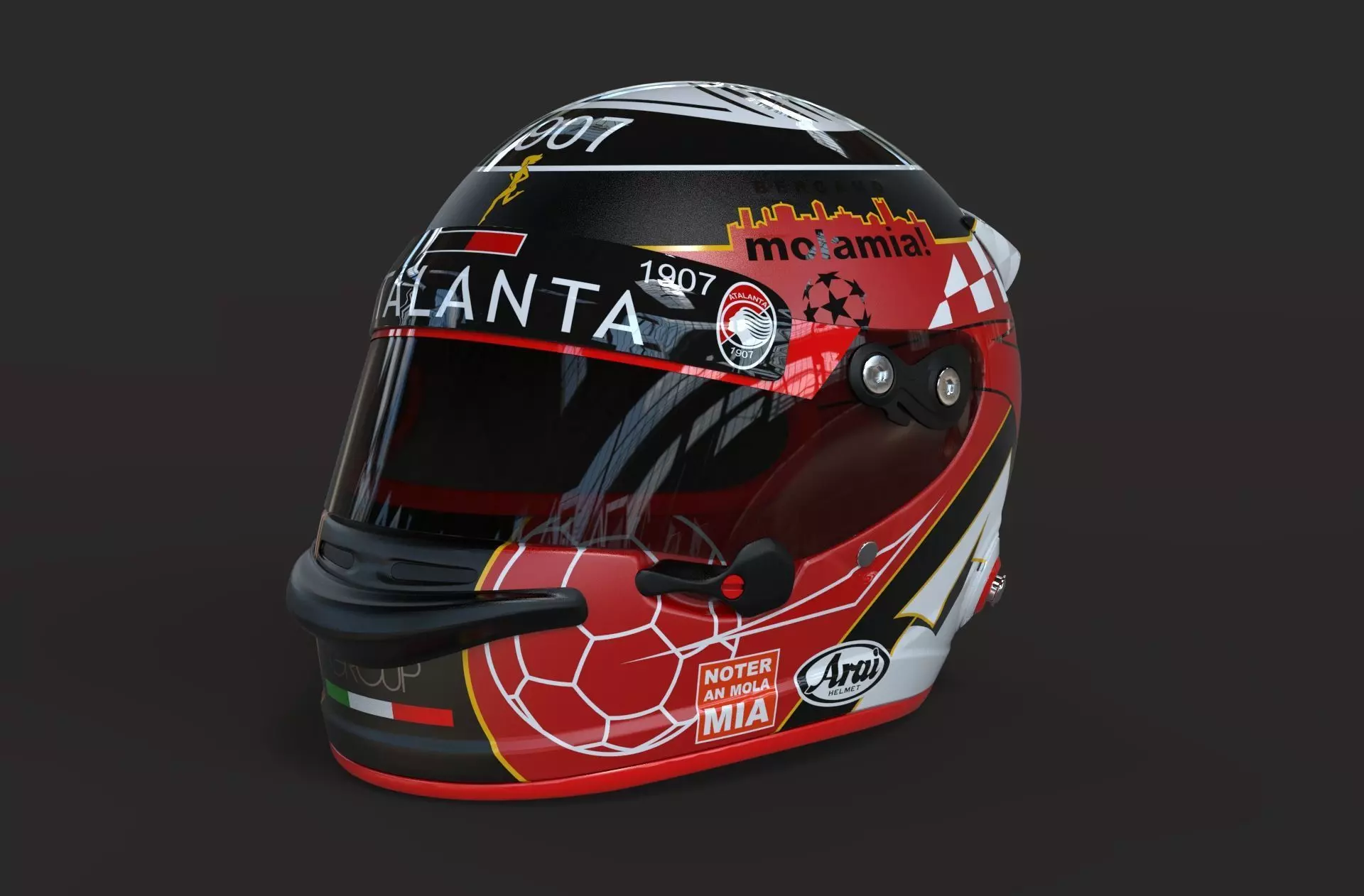 Helmet motorcycle Arai 3d model 3D model_0