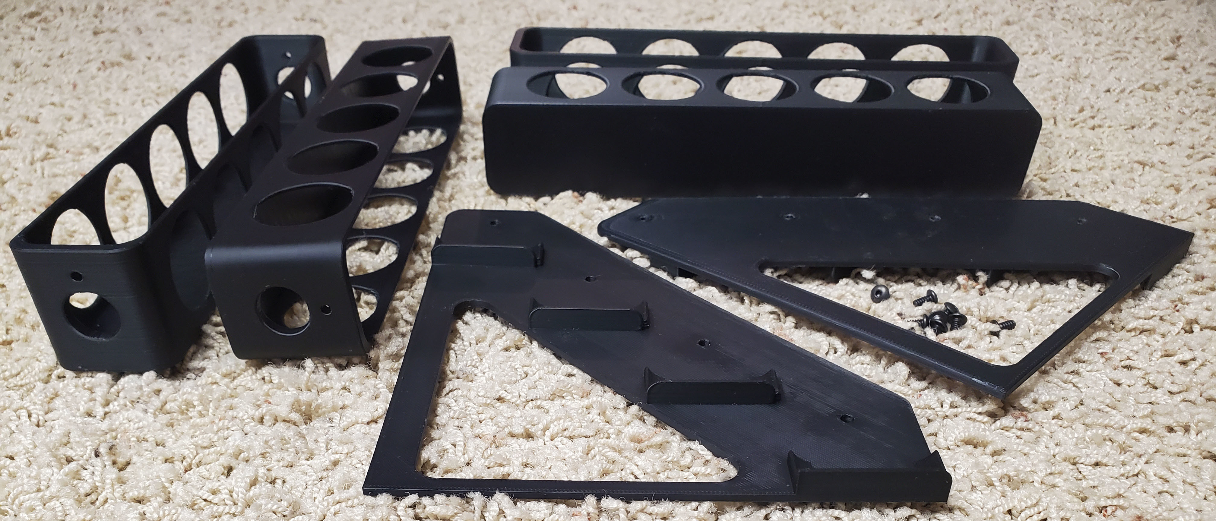 2oz ACRYLIC PAINT BOTTLES HOLDER 4 X 6 3D print model_6