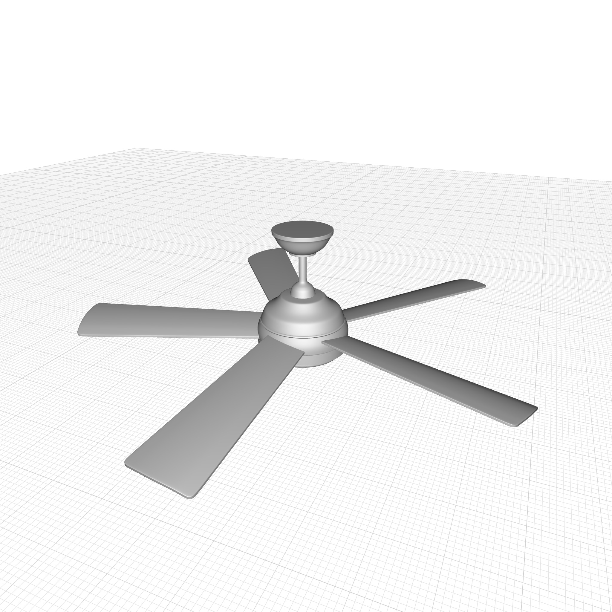 Aasiyah Ceiling Fan 3D model_2