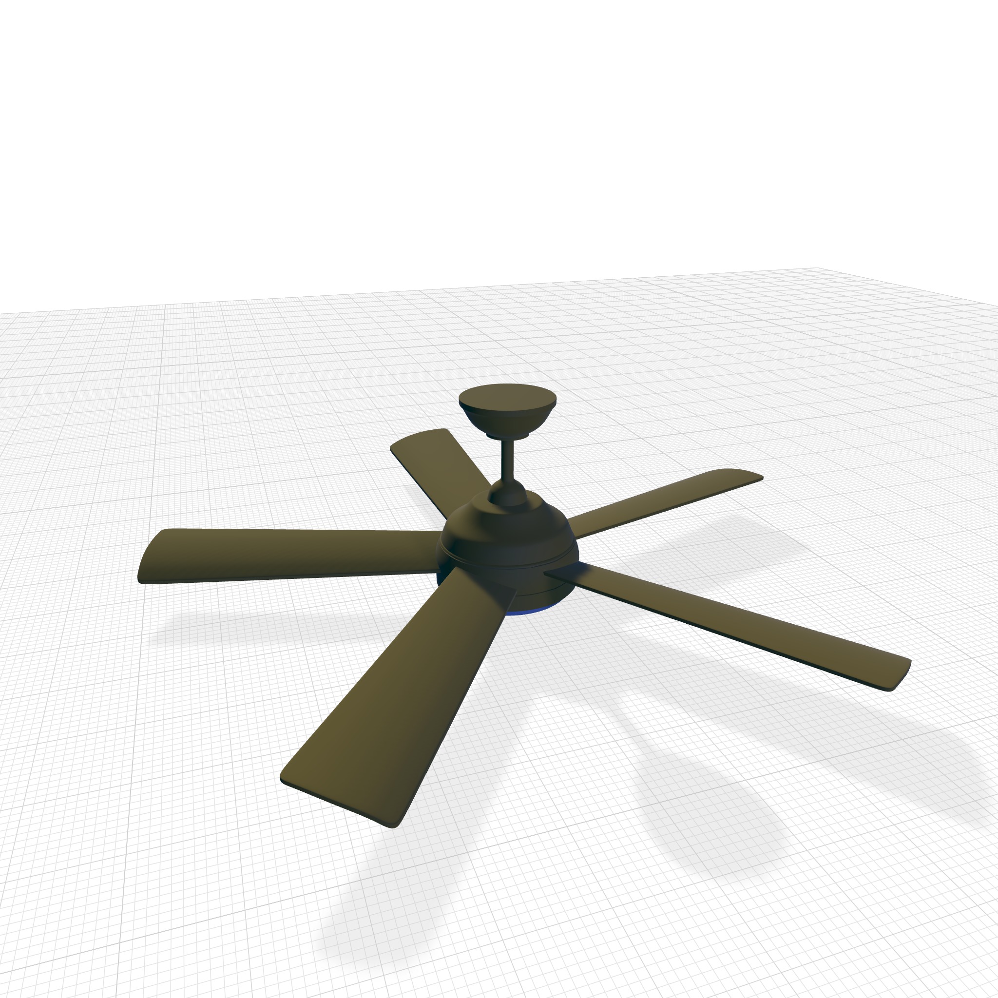 Aasiyah Ceiling Fan 3D model_5