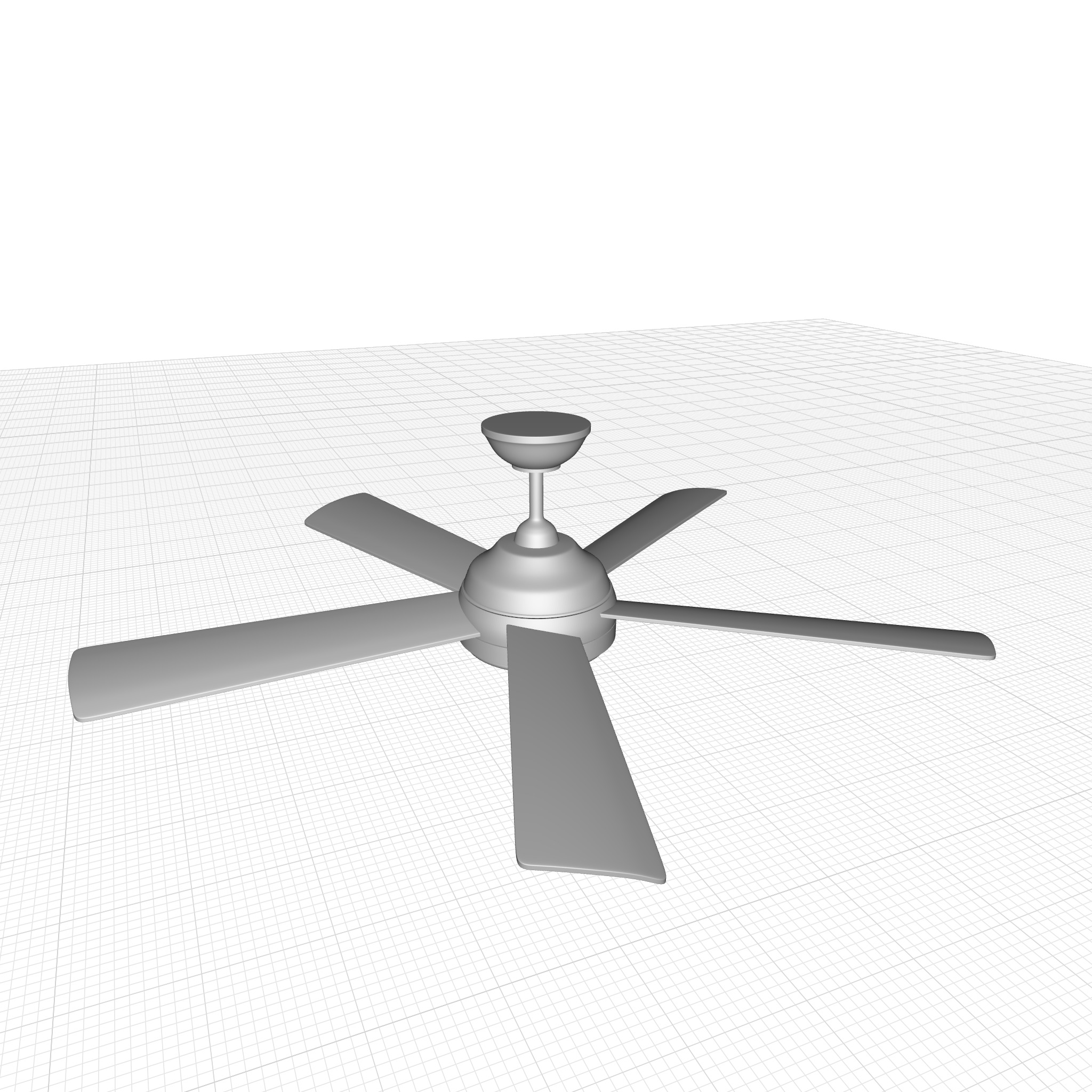 Aasiyah Ceiling Fan 3D model_3