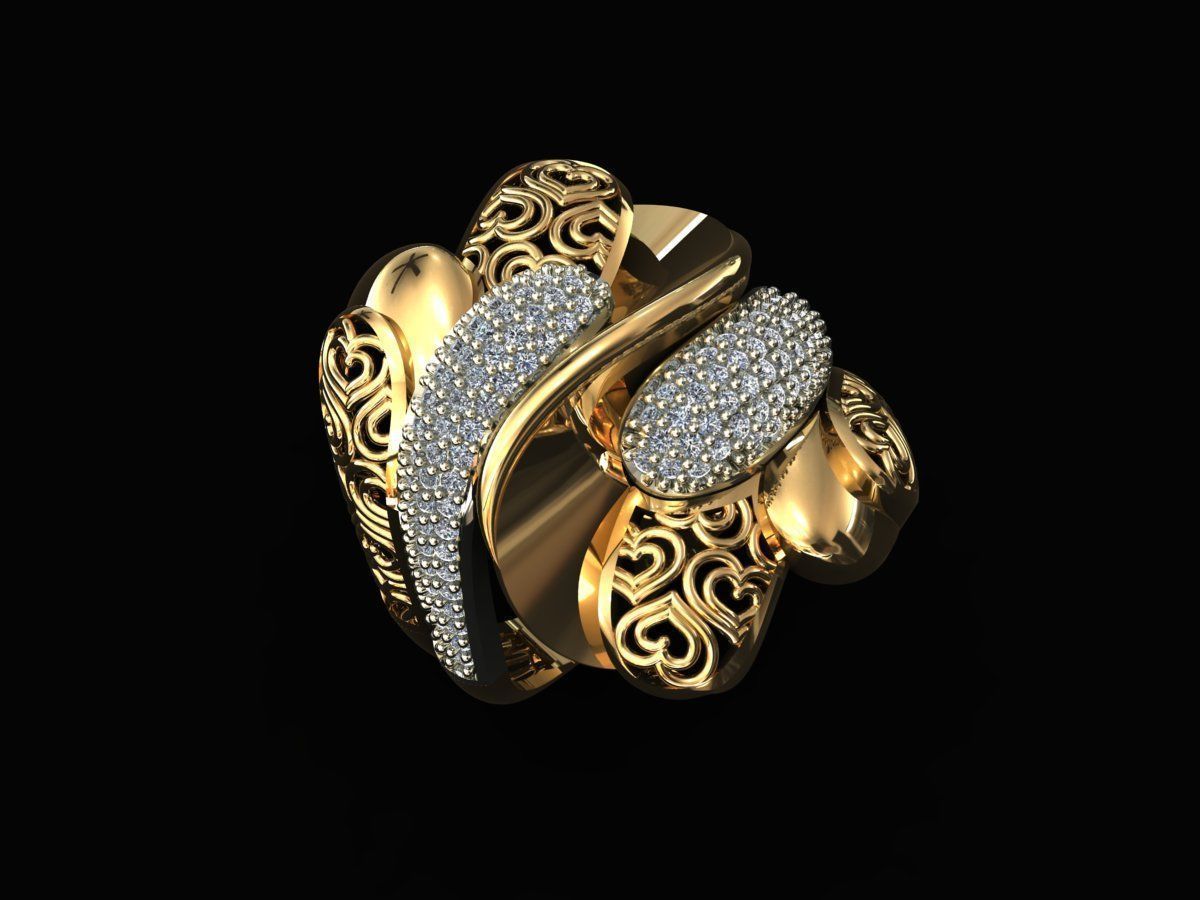 Fantasy Ring 3D model_5