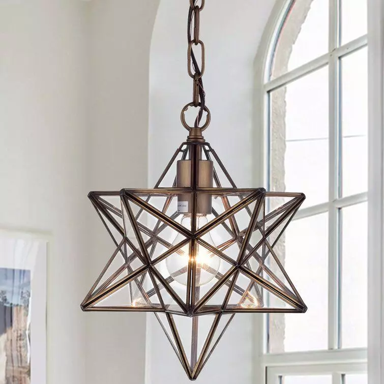 Shuler Light Single Star Pendant 3D model_0