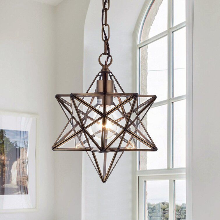 Shuler Light Single Star Pendant 3D model_1