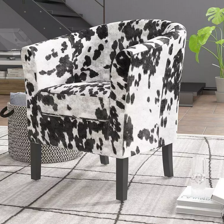 Boylston Wide Polyester Barrel Chair 3D model