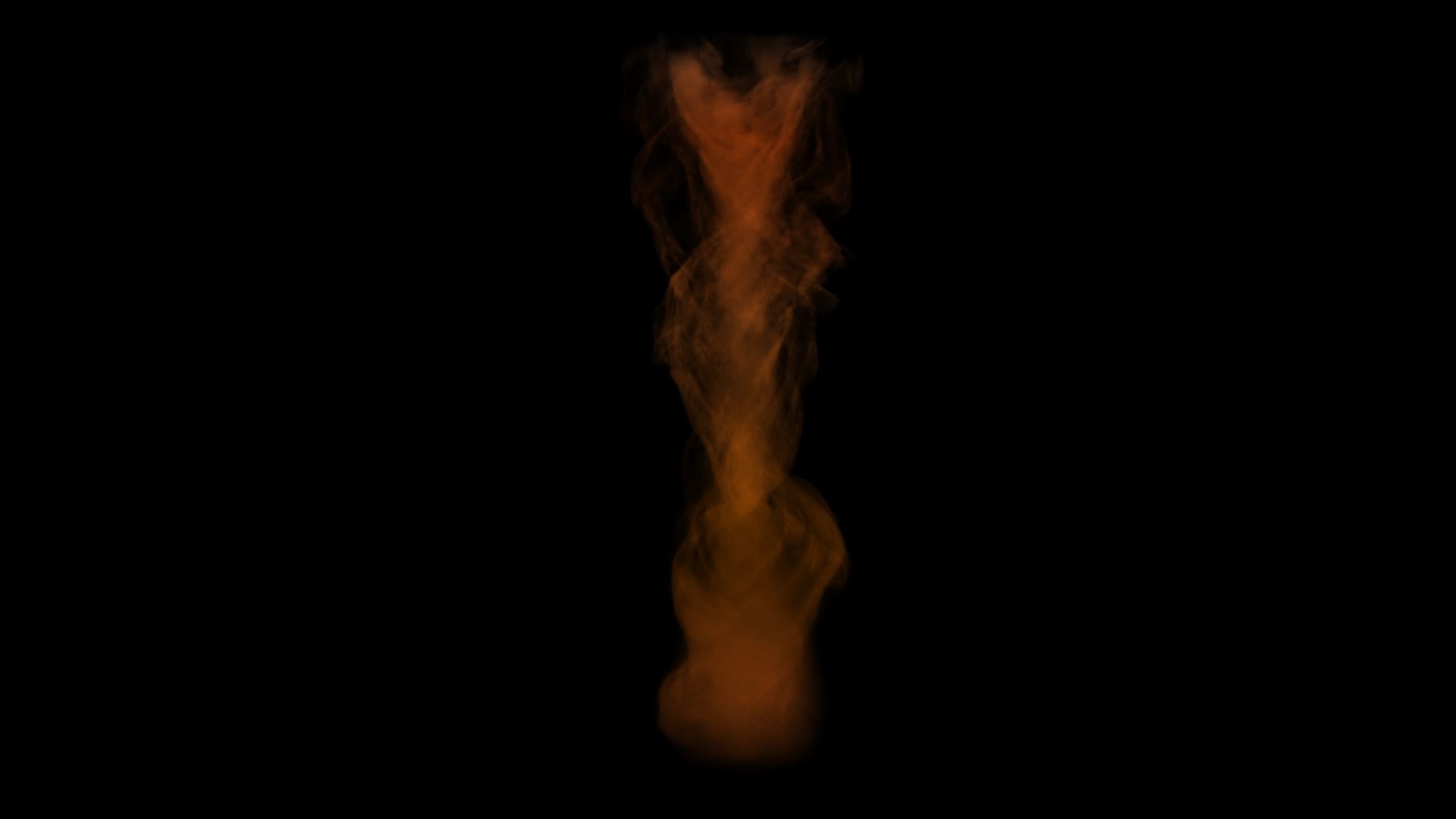 Pillar flame fire burning fire tornado wall of fire blast  3D model_3