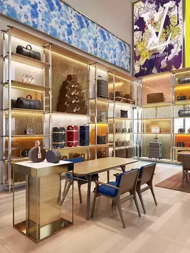Louis Vuitton 3D Store 3D model  5 3D model