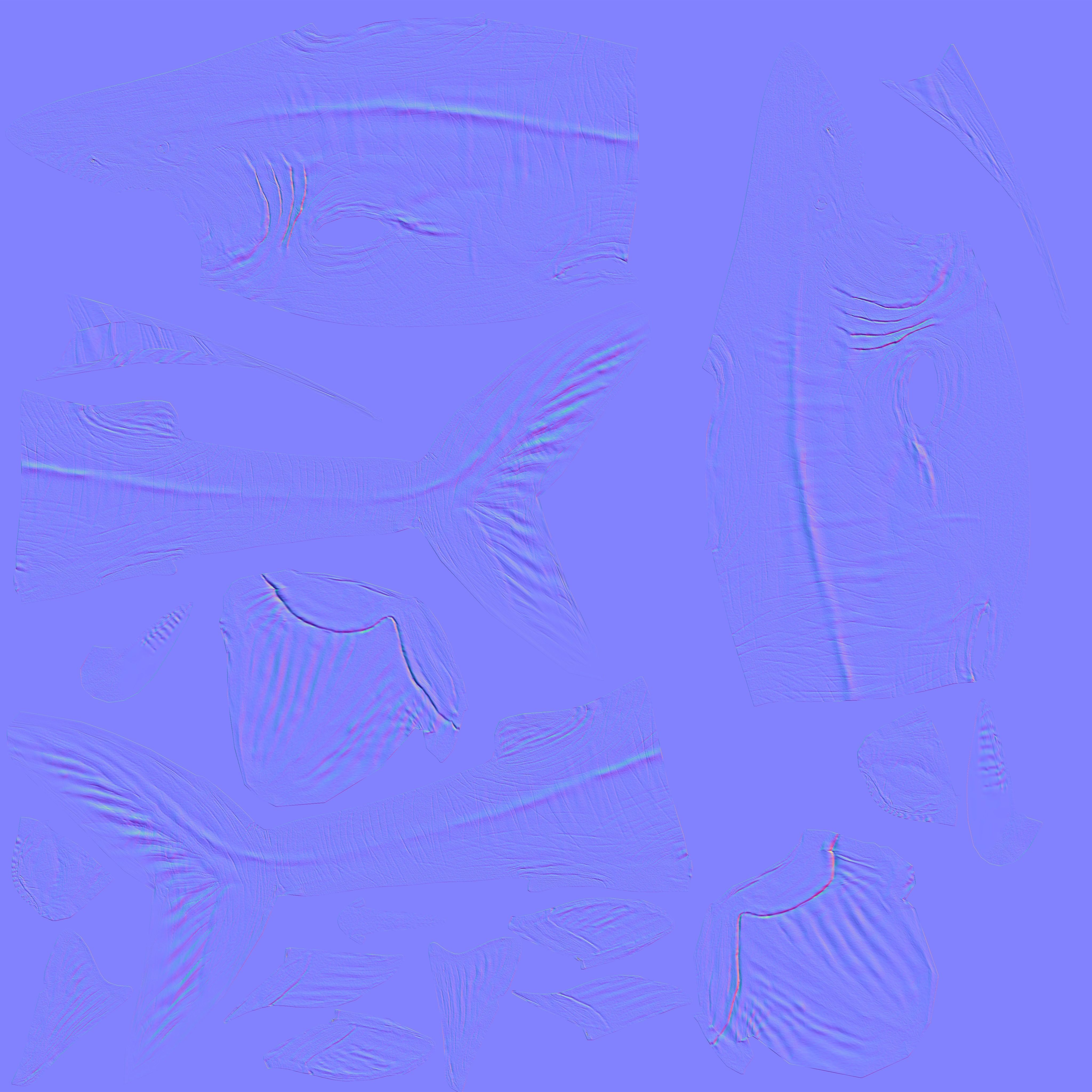 Helicorpion Low-poly 3D model_5