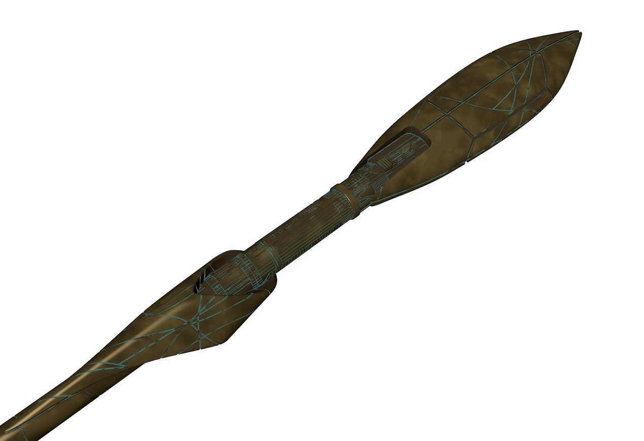 Stargate MaTok Staff 3D print model_17