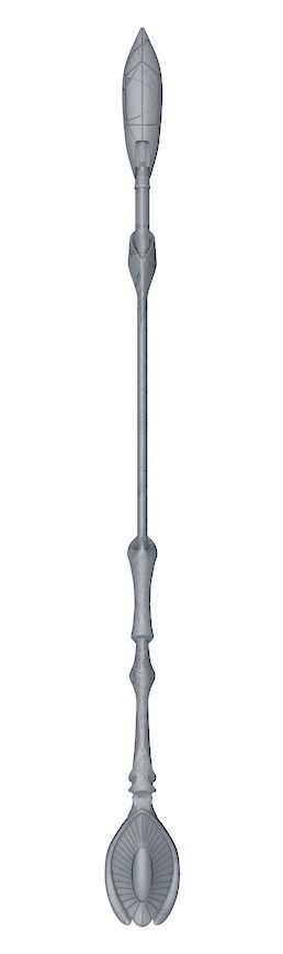 Stargate MaTok Staff 3D print model_7