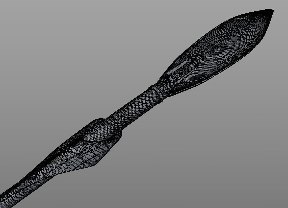 Stargate MaTok Staff 3D print model_19